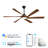 6 Blade Solid Wood Smart Ceiling Fan With Quiet Reversible Dc Motor, Dimmable Led Light, Remote & App Control-1930628580-1930628582-1930628577