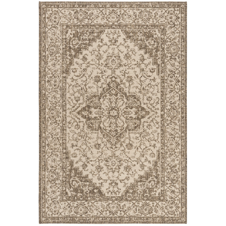 Girard Cream/Beige Area Indoor/Outdoor Rug