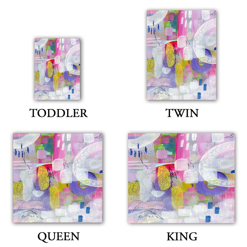 Ensembles de housse de couette DiaNoche en microfibre par Rina Patel Art - Tulip Fields
