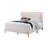 Lattice Upholstered Velvet Standard Bed-91761006