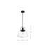 Luminaire suspendu simple à 1 lumière Elvis-997891427