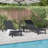 Sunbeds 2 Pcs With Wheels And Table Poly Rattan-366317262
