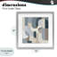 Bauhaus Blue Curves, reproduction sous verre encadrée, design par Annabelle Hall-1732813594-1732813592