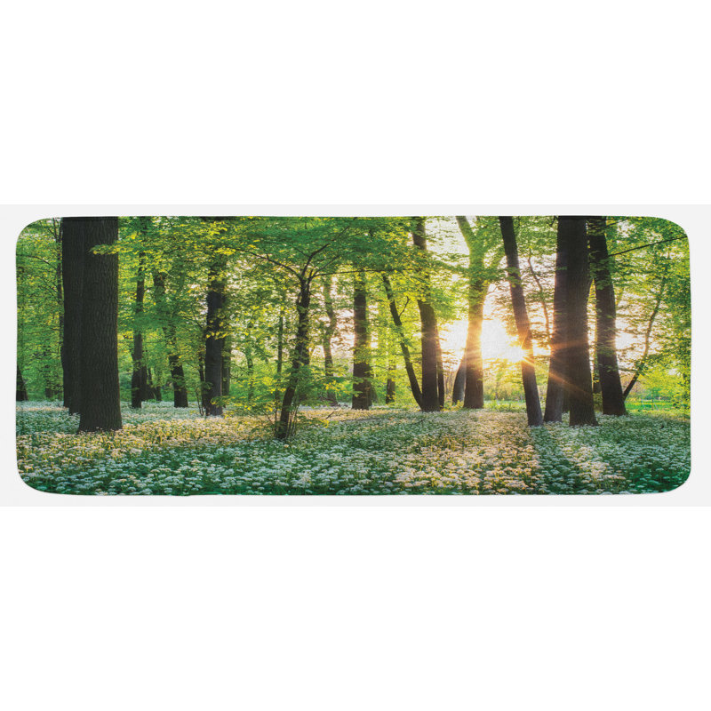 Tapis de cuisine forest