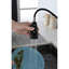 Robinets de cuisine à empreinte digitale en noir mat, rétractables, montés sur le comptoir, faciles à installer avec installation monotrou, look moderne-613501829