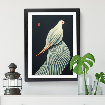 Dove Bird Japanese - Wall Art