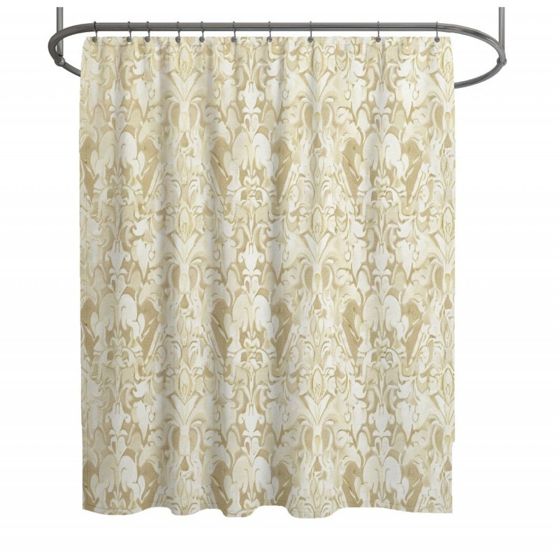 Rideau de douche floral - Art Bathroom Decor_12570, H 93 po x l 70 po