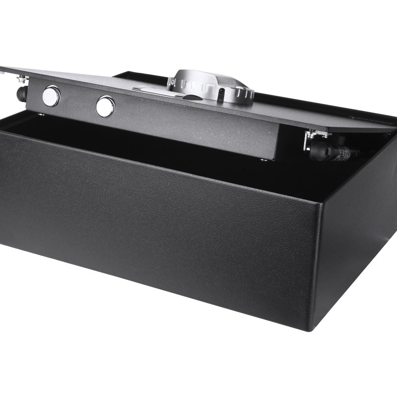 11.55 In. Depth Biometric Security Safe, 23 Cu Ft - Secure Build Deep Steel