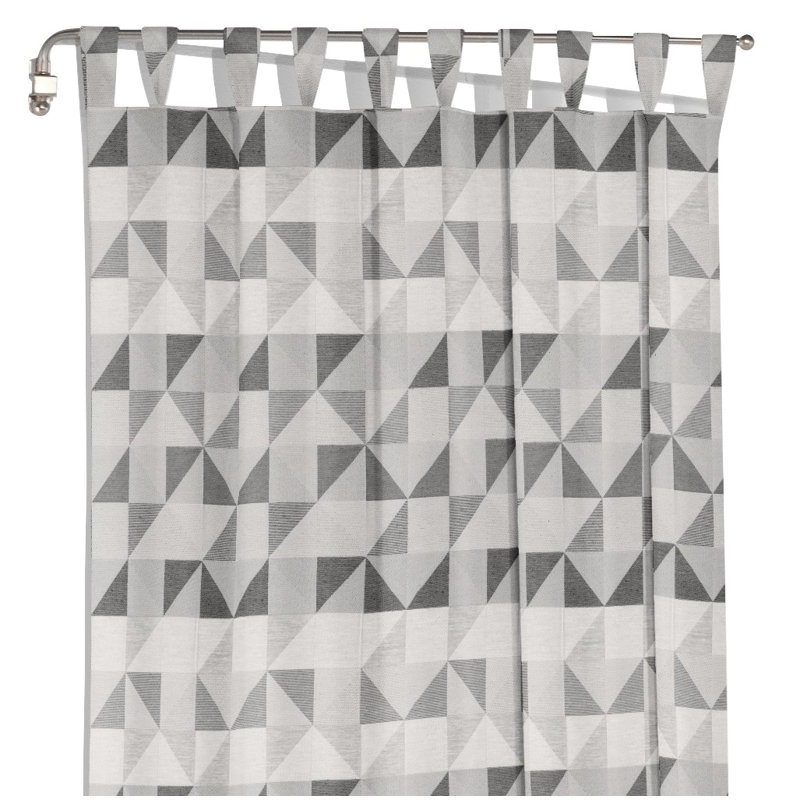 Berlare, Schlaufenschal, blickdicht, Dark Grey, 132cm Width x 355cm Drop