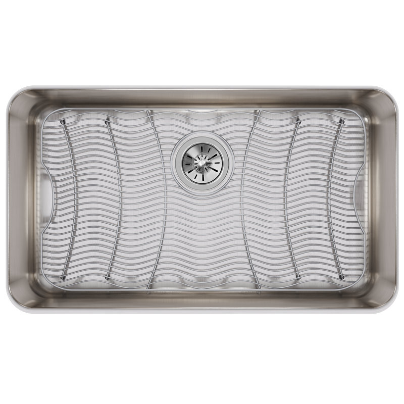 Lustertone 30.5" L x 18.5" W Undermount Kitchen Sink Kit