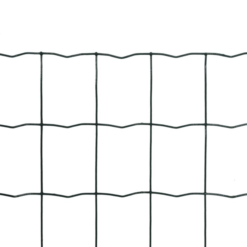 Euro Fence Steel 32,8pi. X 3,3pi. Vert, H 3,3 pi x l 32,8 po, 3,9 po x 3,9 po, Green