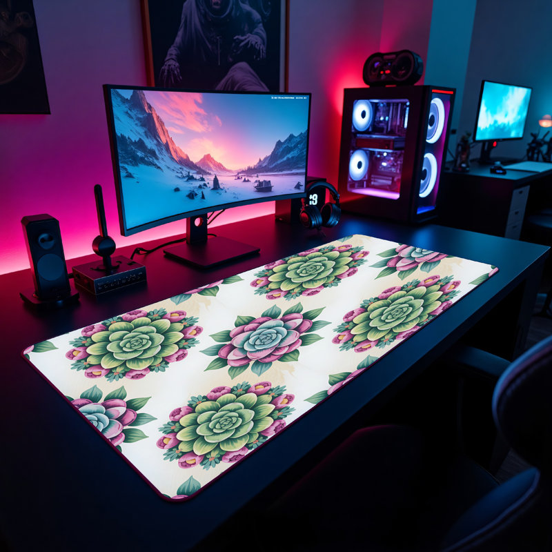 Polyester Desk Pad, 31.5x15.5