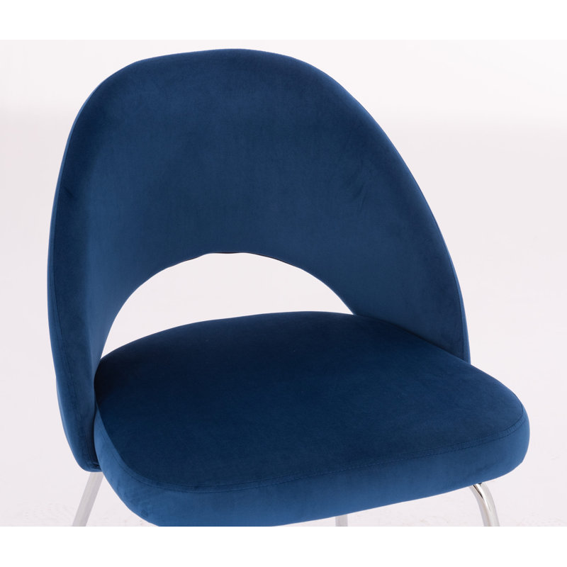 Chaise Sandy Chrome, Bleu, 1