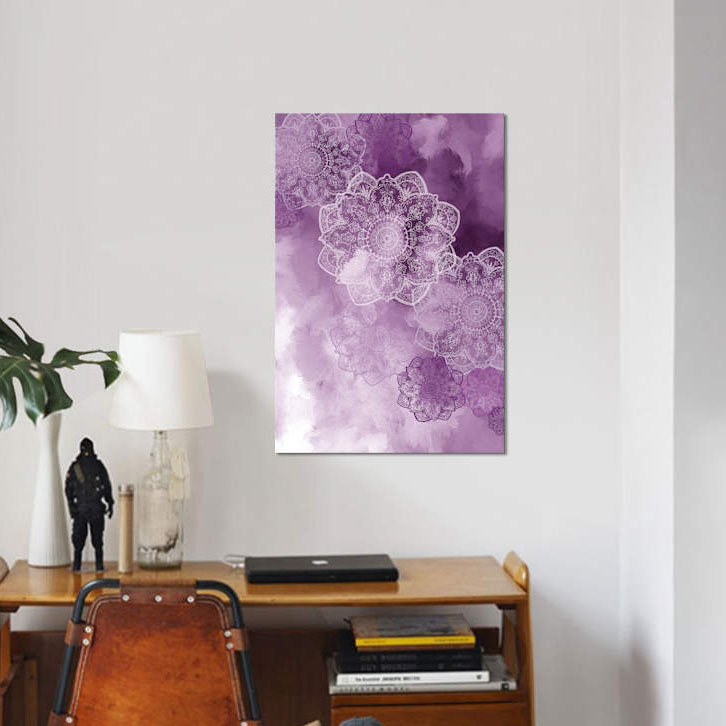 «Lavender Dream», reproduction sur toile tendue, H 12 po x l 8 po x P 0,75 po, Toile tendue, Pas de tapis