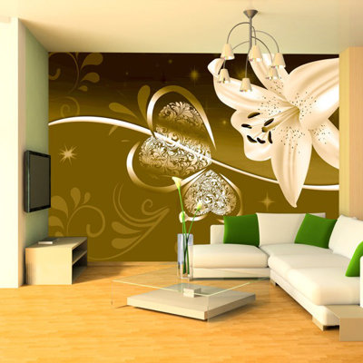 Lily in Shades 2.45m x 350cm Wallpaper