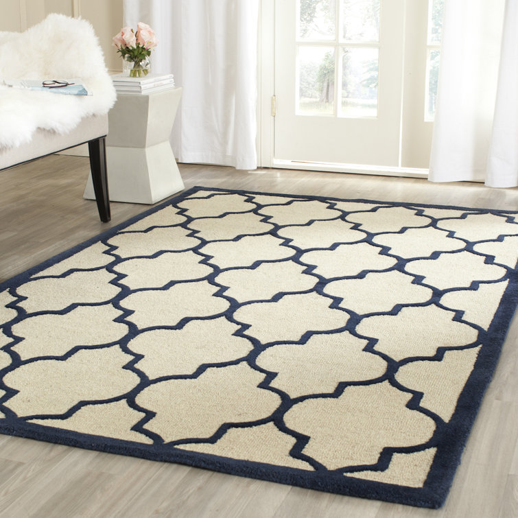 Cannen Hand Tufted Wool Geometric Rug