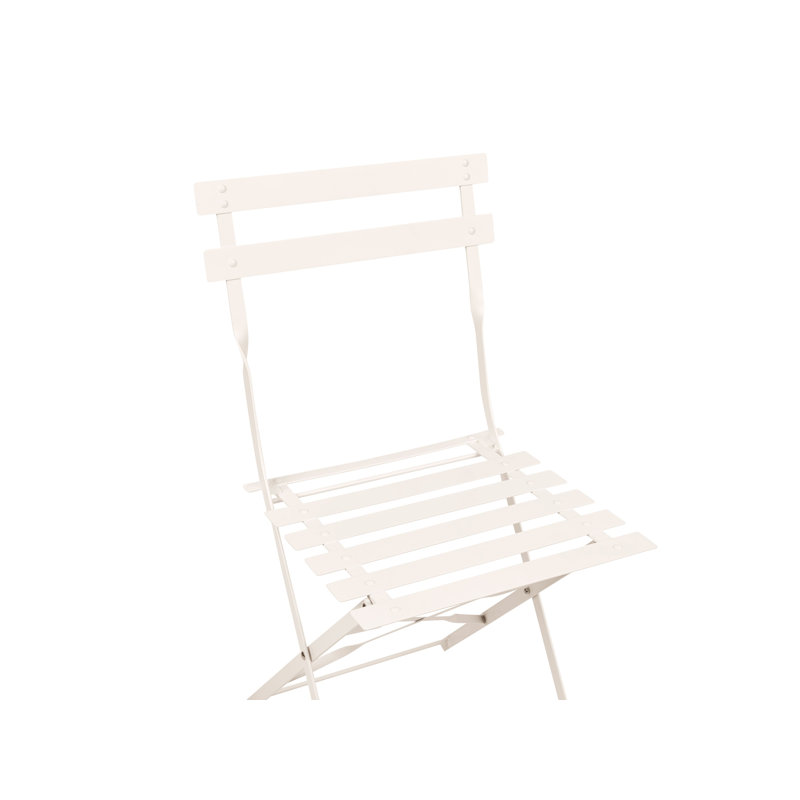 Bistro Set FIORI Metal Off-White