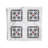 Alfreda Polyester Geometric Square Napkin-89482361