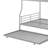Full XL Over Queen-Sized Metal Bunk Bed With An Underbed Trundle-685993268