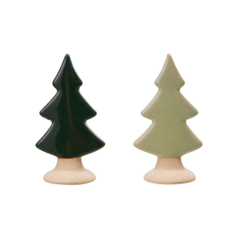 Stoneware Tree With Unglazed Base