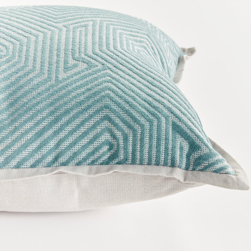 Sora Polyester Indoor/Outdoor Pillow Cover & Insert, 24"H x 24"W, Square