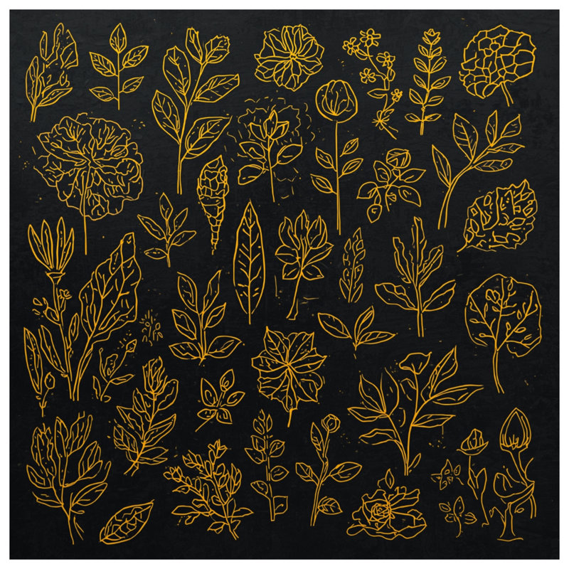 Édredon Botanical Illustration, Grand lit