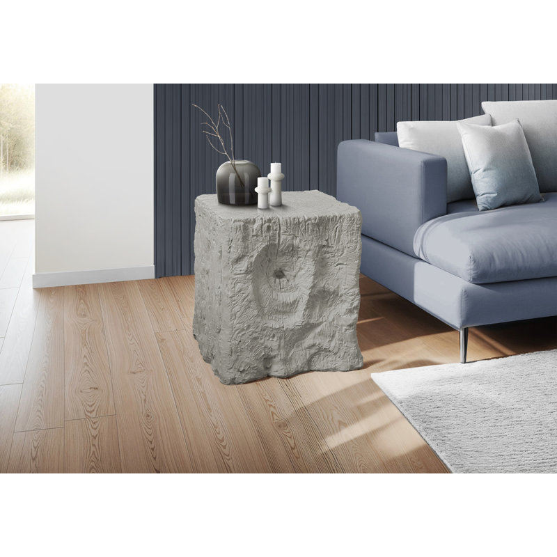 Table d'appoint d'extérieur moderne 25 "h, Gris
