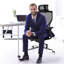 Chaise de travail en filet Crispn