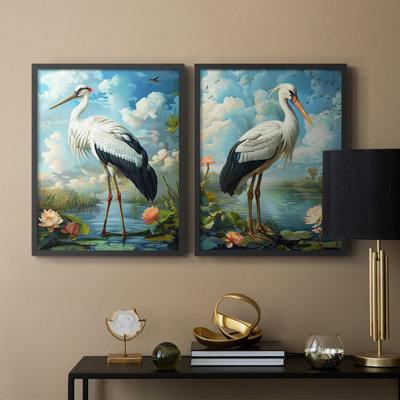 ANIMALS Series CI-Premium, reproduction encadrée prête à accrocher - aucun clou requis - aucun clou requis