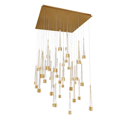 Quill Square Multi-Light 4-CCT Pendant