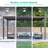 Full Aluminum Frame Pergola with Adjustable Roof Durable Double-layer Louvered Pergola-108420902