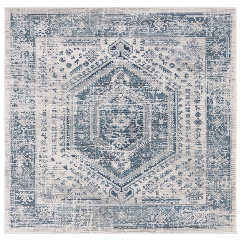 Madison 800 Performance Oriental Rug, Square 6'7"