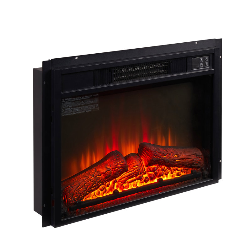 Foyer électrique 18 po: 120 V, 1400 W, flamme réglable avec des niveaux de luminosité de 60 Hz, variations et