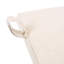 Chaise d'extérieur pour 2 personnes en bois avec dossier en corde, coussin imperméable, support de poids de 400 lb, fixation du coussin lavable à la machine, conception ergonomique confortable, s'adapte au balcon
