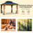 13 Ft. W x 11 Ft. D Patio Gazebo