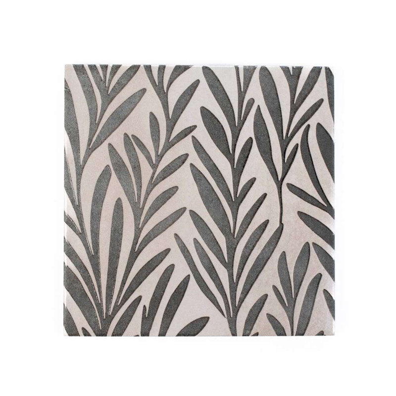 Olea 6" x 6" Porcelain Wall Tile, Leaves