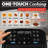 Gourmia 7 Qt Digital Air Fryer with Easy-View Window, 3D Holographic Display & FryForce 360° Technology – 12 Presets, Dishwasher-Safe Basket, Black-120244105