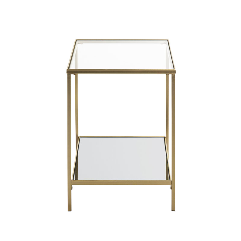Stager Glass Top End Table