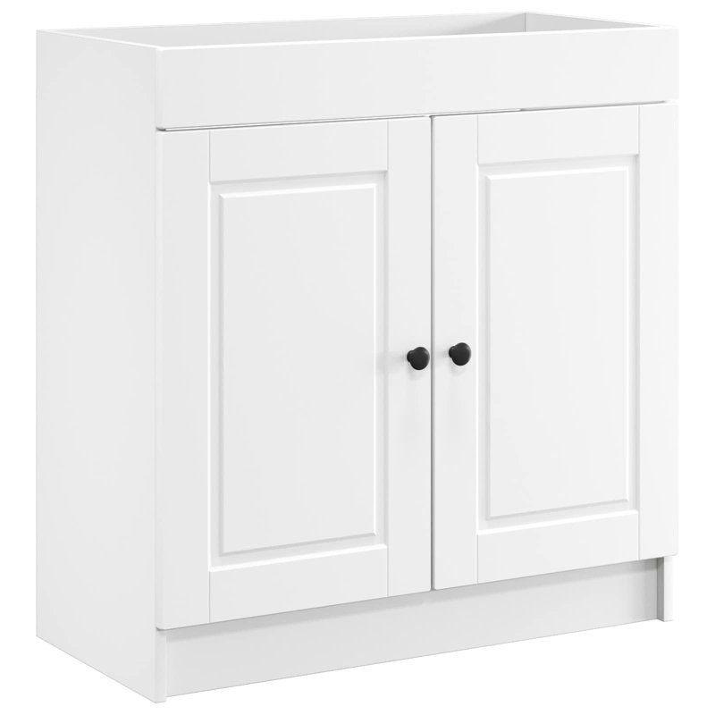 78.5cm Bathroom Vanity Base Only, White