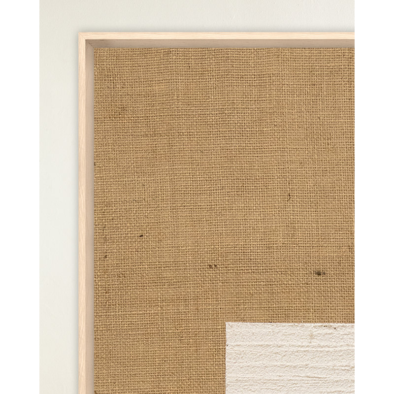 «Apricot I» par Kate Marker, peinture sur toile à cadre flottant