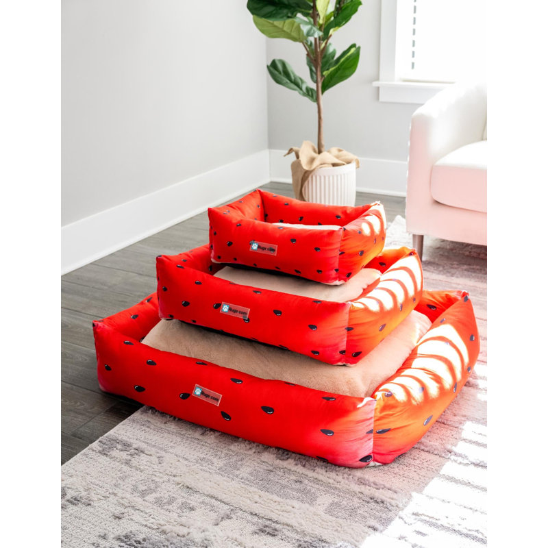Tapis pour lit de qualité supérieure Rugs.com, H 7,5 po x l 24 po x P 28 po, Noir / ivoire / rouge / vert uni