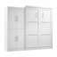 Arlex 101W Queen Wall Bed with 36W Storage Unit with Doors-88513610