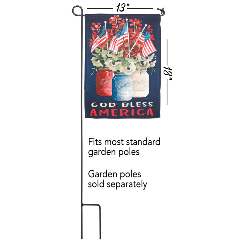 Danczyk 2-Sided Polyester Garden Flag, 18" x 13"