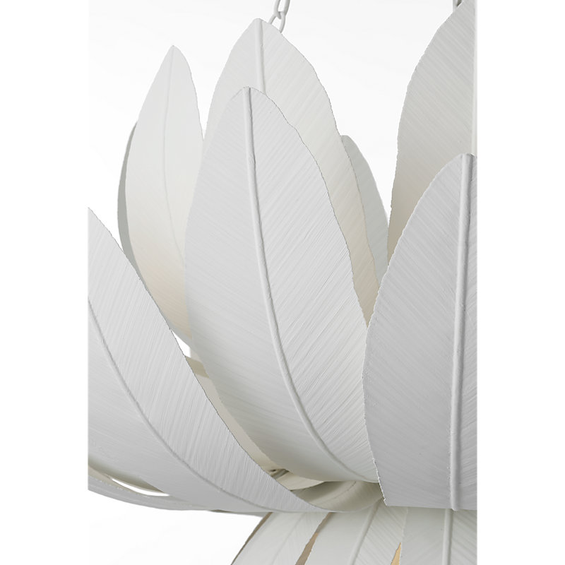 Marie Flanigan 9 - Light Chandelier, 41.75" H x 33.75" W x 33.5" D, Plaster White