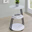 Table d'appoint ronde à 3 niveaux