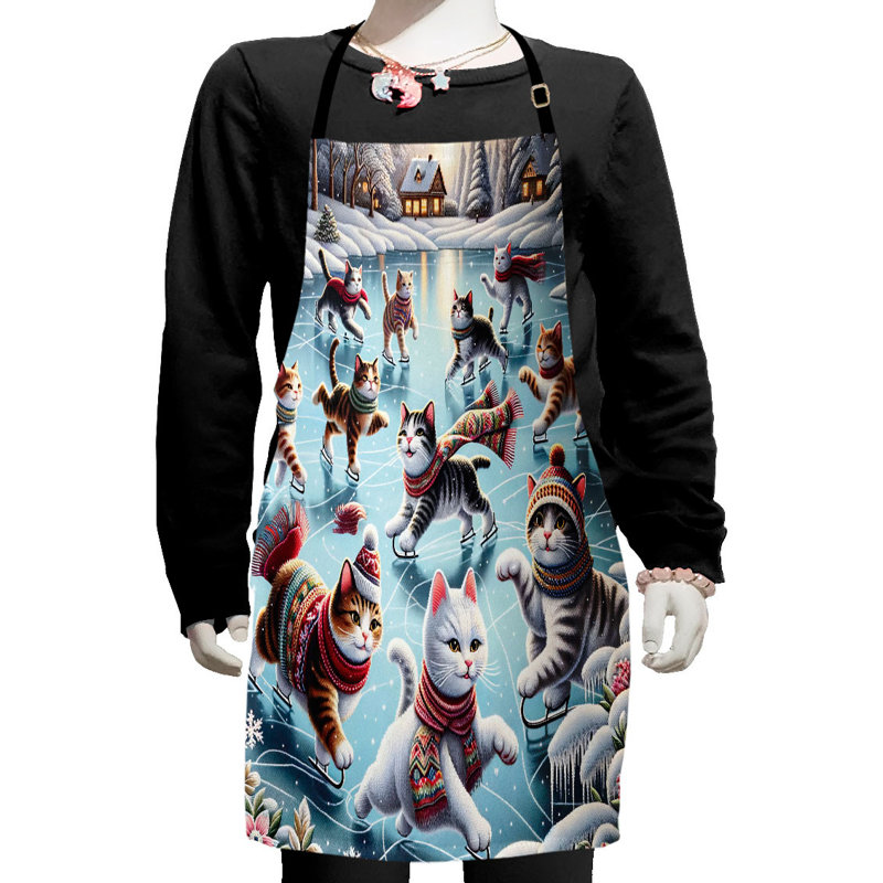 No Pattern Bib Apron