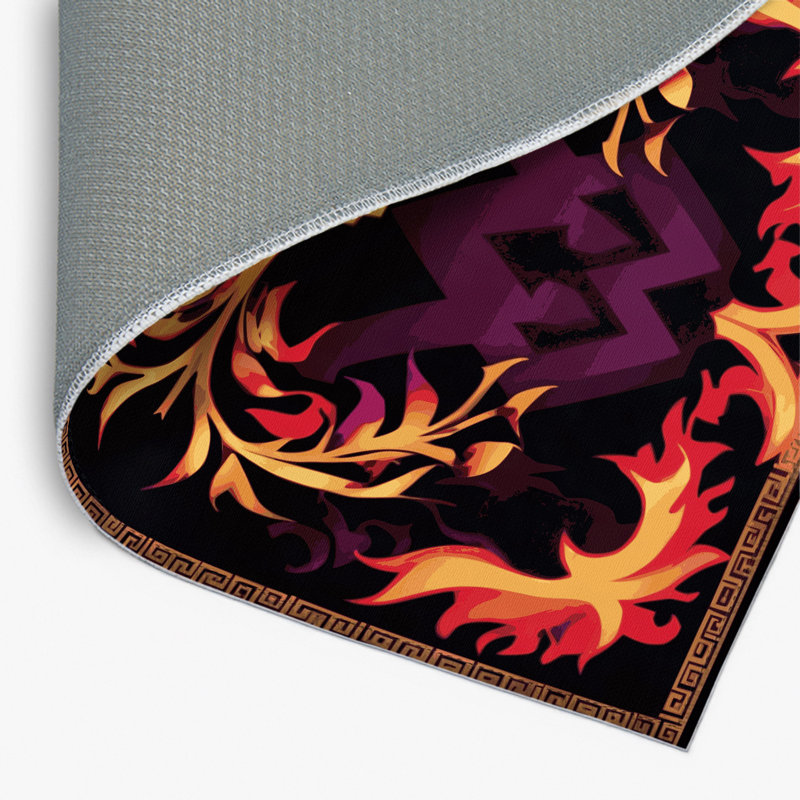 Tapis intérieur et extérieur Golden Cascade, Rectangle 9 pi x 12 pi