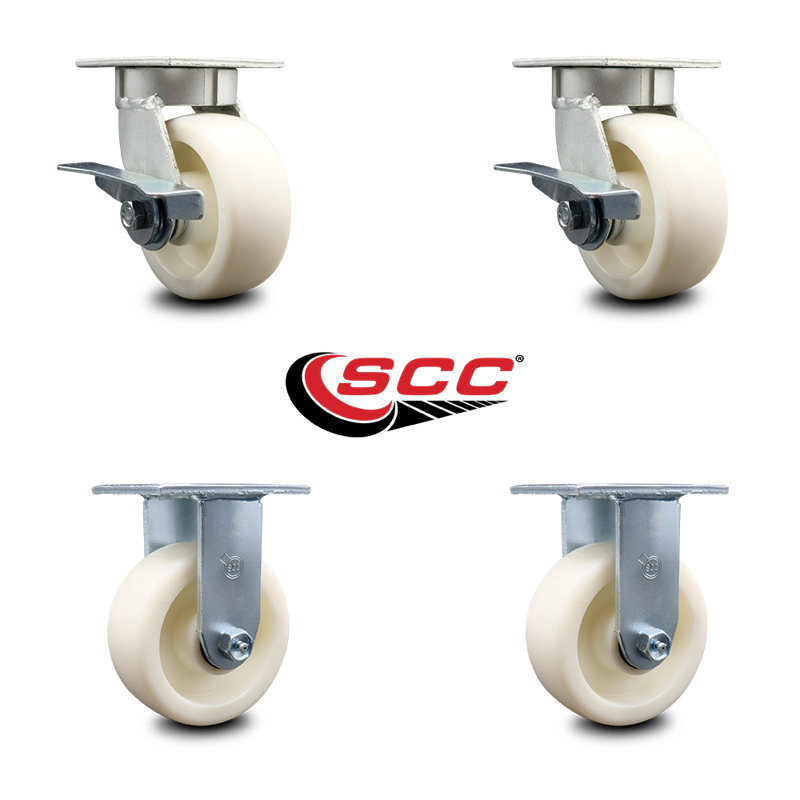 Kingpinless Nylon Caster