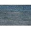 Tapis bleu en laine noué à la main de conception unique 8 pi x 10 pi 3 po