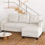 Canapé modulaire en L 2 pièces Cerny-689163006